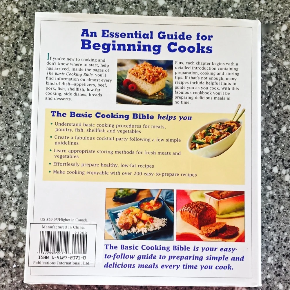 THE BASIC COOKING BIBLE Cookbook